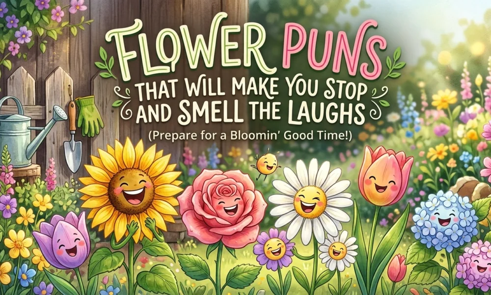 Flower Puns That Will Make You Stop and Smell the Laughs