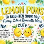Lemon Puns to Brighten Your Day Funny, Cute & Romantic Ideas