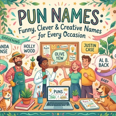 Pun Names Funny, Clever & Creative Names for Every Occasion