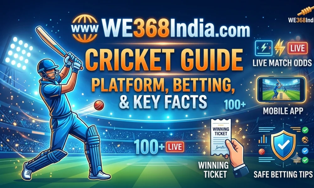 Cricket www WE368India.com A Complete Guide to the Platform, Cricket Betting and What to Know.