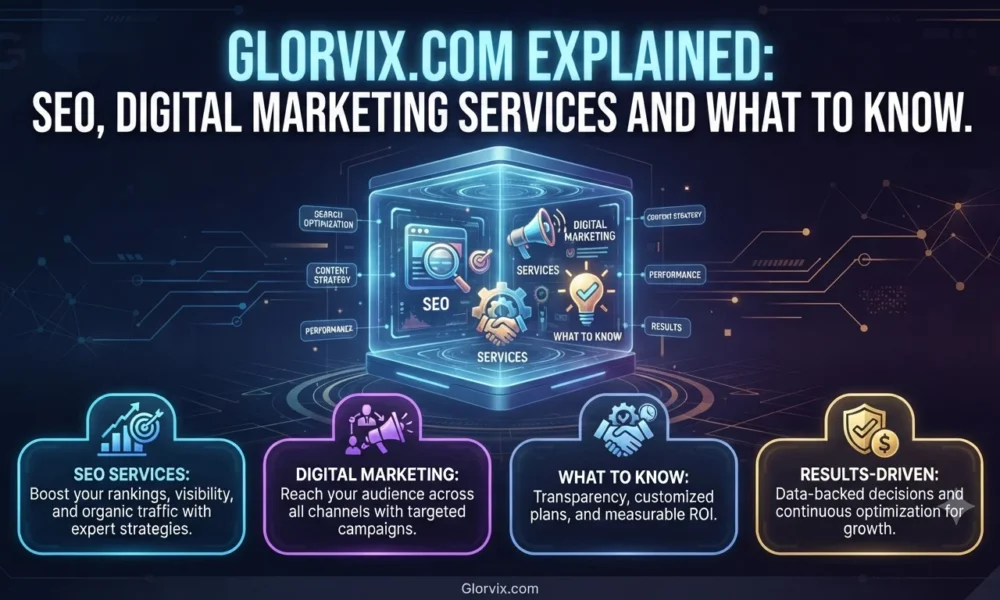 Glorvix.com Explained SEO, Digital Marketing Services and What to Know.