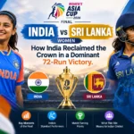 India vs Sri Lanka Women Asia Cup Final 2026 How India Reclaimed the Crown in a Dominant 72-Run Victory.