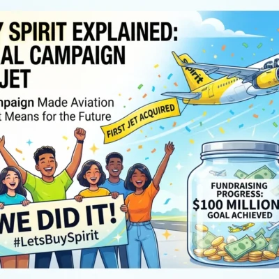 Let’s Buy Spirit Explained From Viral Campaign to First Jet.