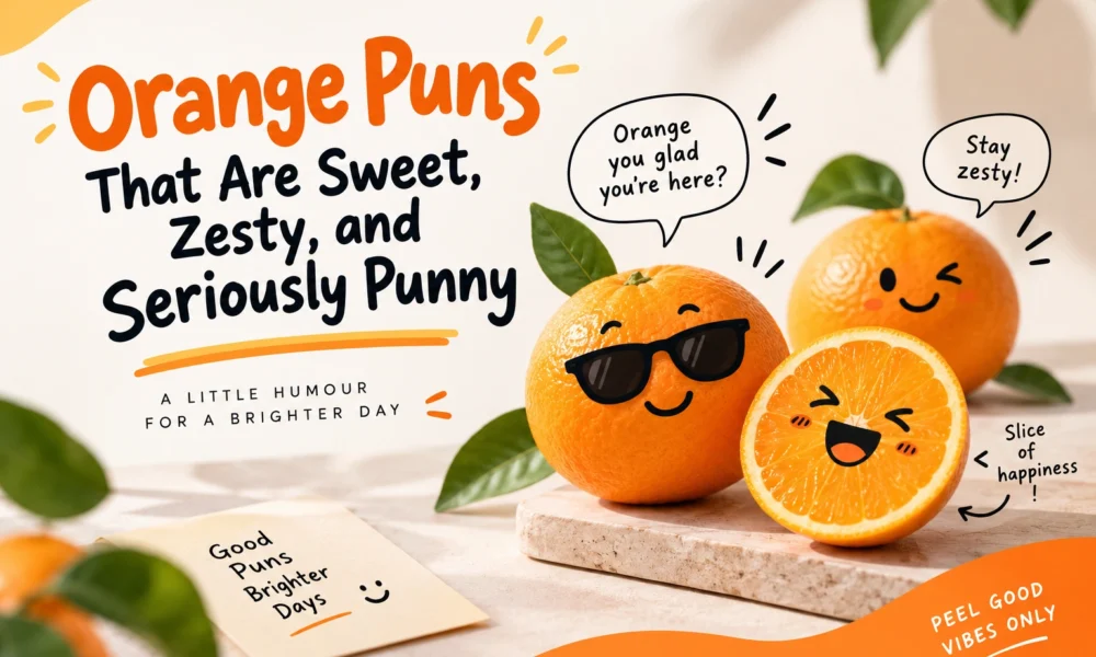 Orange Puns That Are Sweet, Zesty, and Seriously Punny