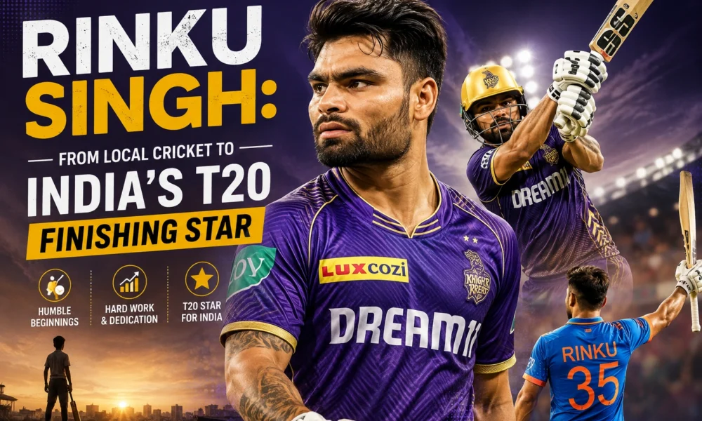 Rinku Singh From Local Cricket to India’s T20 Finishing Star
