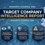 How to Build a Target Company Intelligence Report Research, Evidence and Risk Analysis