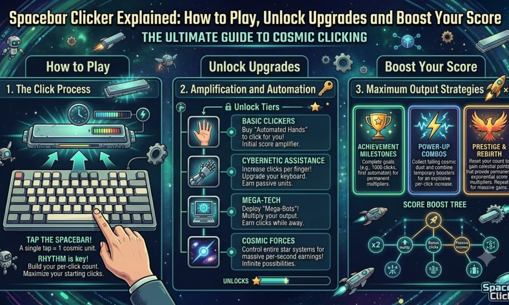 Spacebar Clicker Explained How to Play, Unlock Upgrades and Boost Your Score.