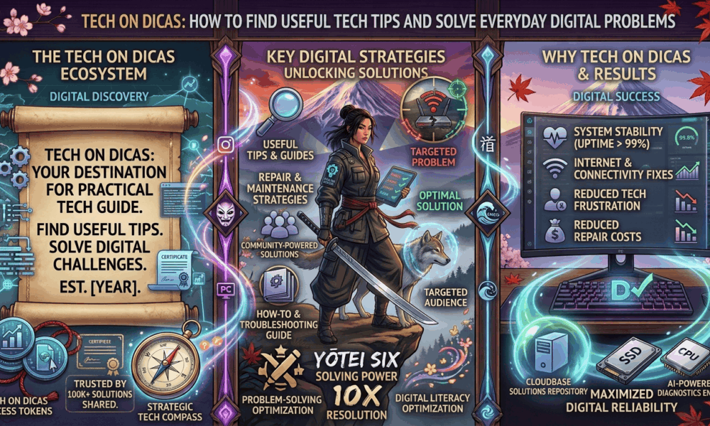 Tech On Dicas How to Find Useful Tech Tips and Solve Everyday Digital Problems.